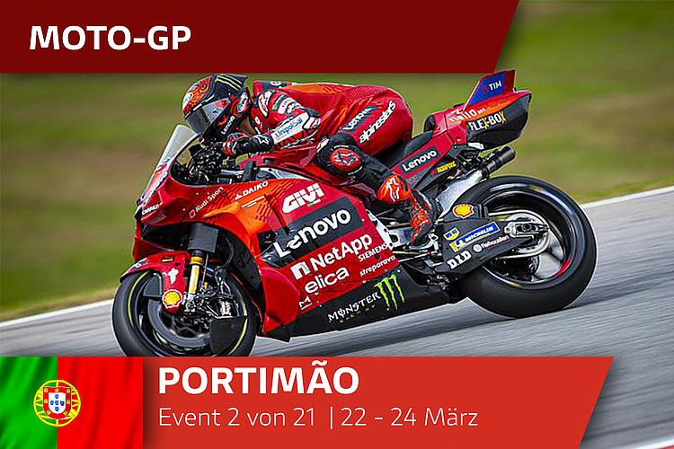 DUCATI LENOVO TEAM HOLT IN PORTIMÃO POLE, BASTIANINI 2. ,BAGNAIA 4. PLATZ
