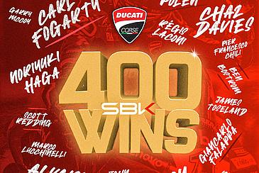 Winning Ducati: 400 Siege in der Superbike-WM