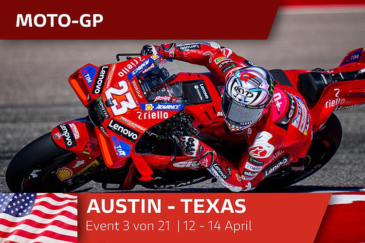 AMERICAS MOTO GP: 3. BASTIANINI, 5. BAGNAIA. SPRINT: 6. BASTIANINI, 8. BAGNAIA