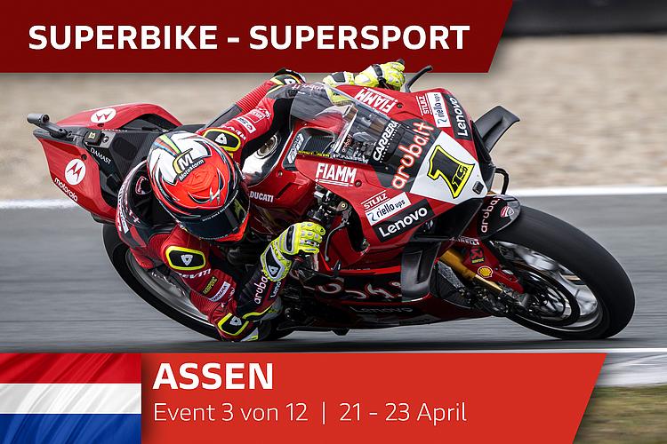 Assen: Ducati triumphiert und holt den 400sten Rennsieg!